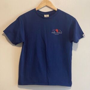 Simply Southern Navy Tee with Red Cupid Design